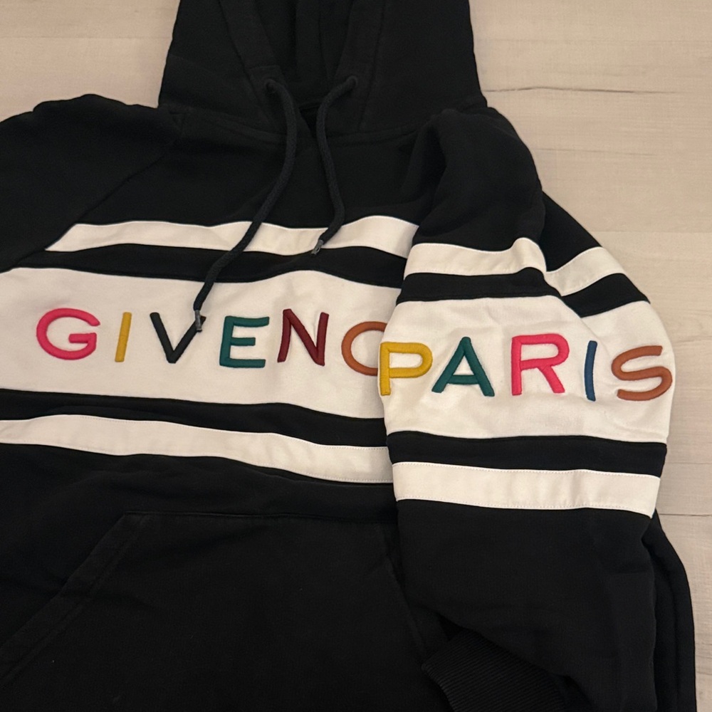 Givenchy Multicolor Black Hoodie - Picture 2 of 4